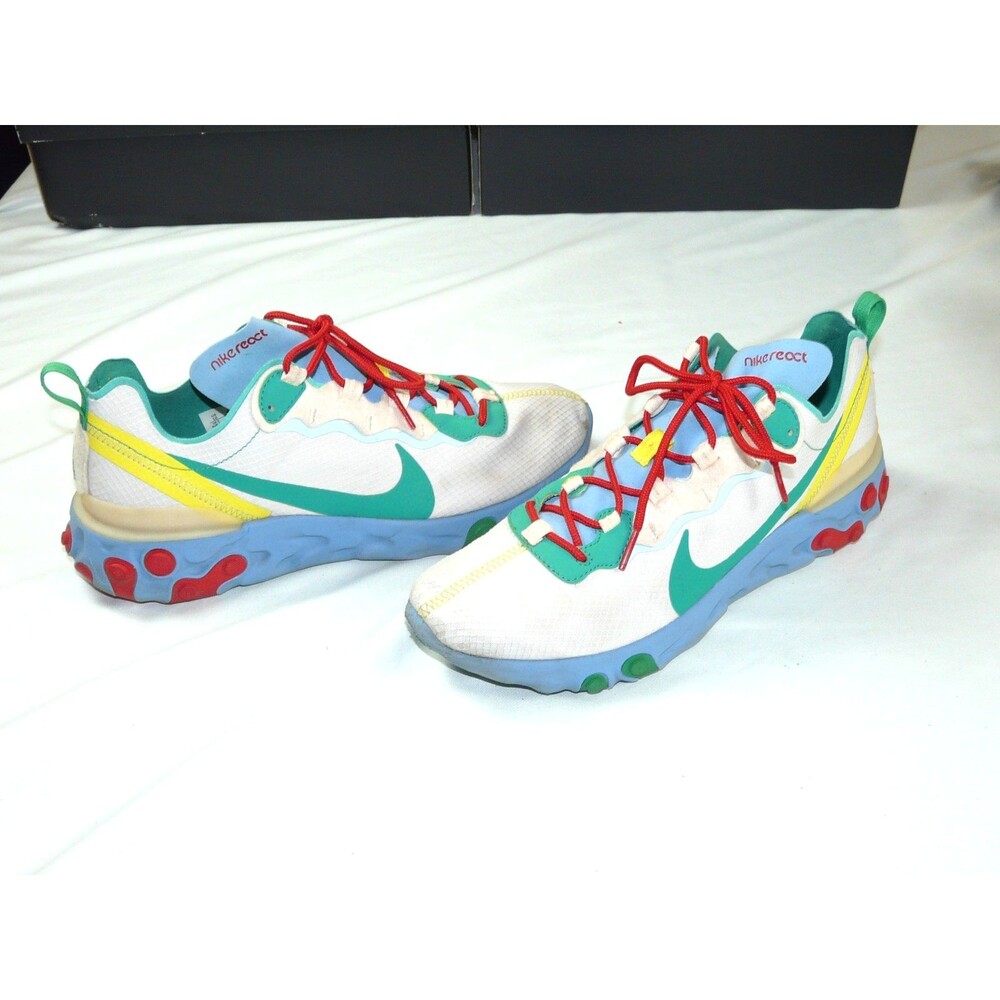 Nike React Element 55 SE Super Nintendo Sneaker Shoes Men's Size 10 | CT1142-800 - Picture 2 of 8